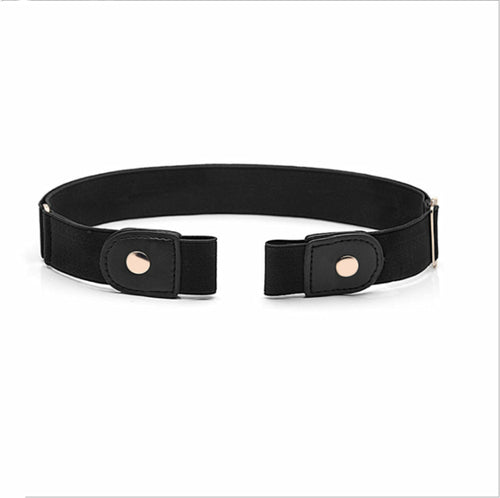 No Buckle Invisible Stretch Belt Elastic Belt for Women and Men