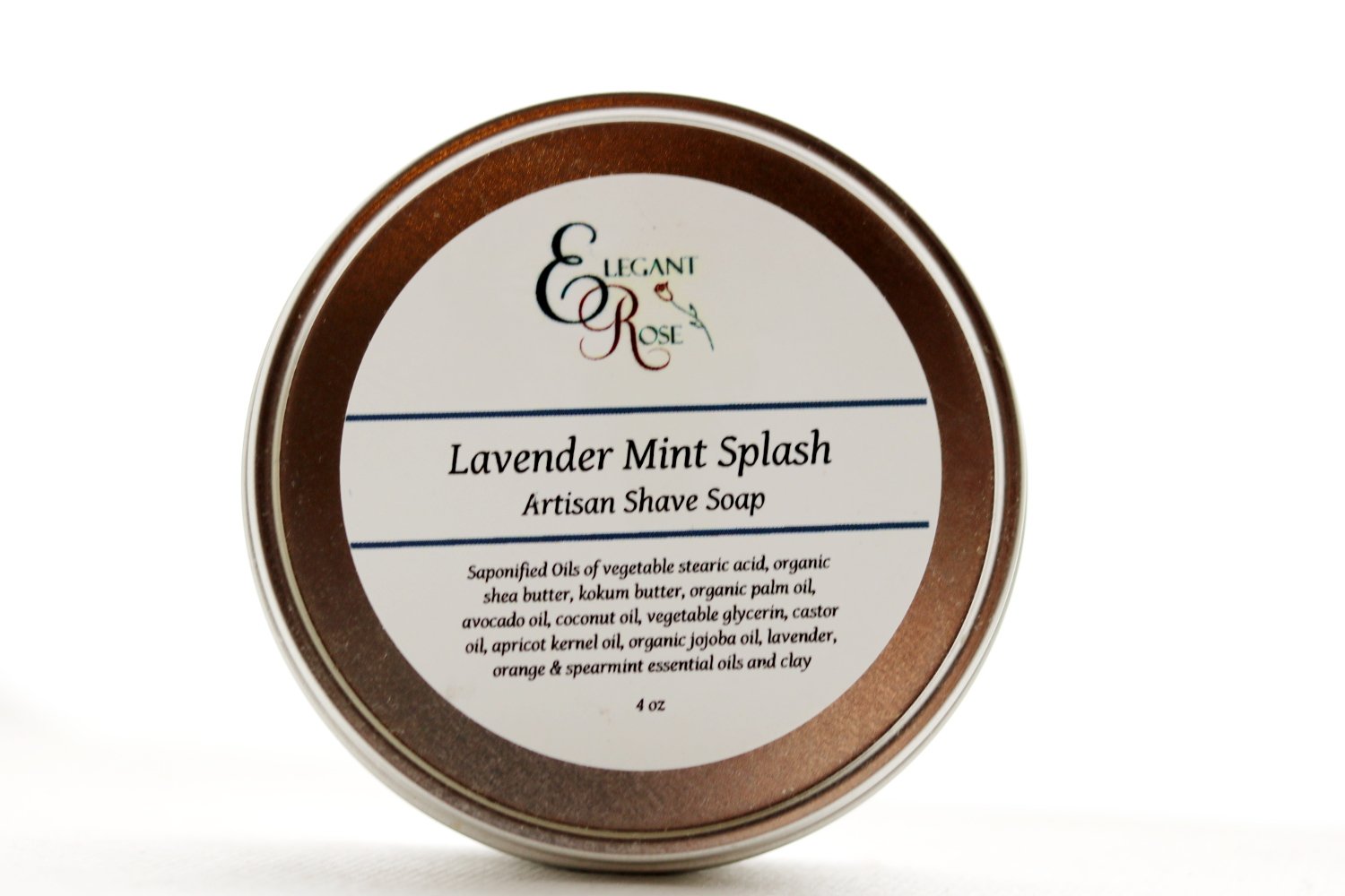 Lavender Mint Splash Artisan Shave Soap, Natural